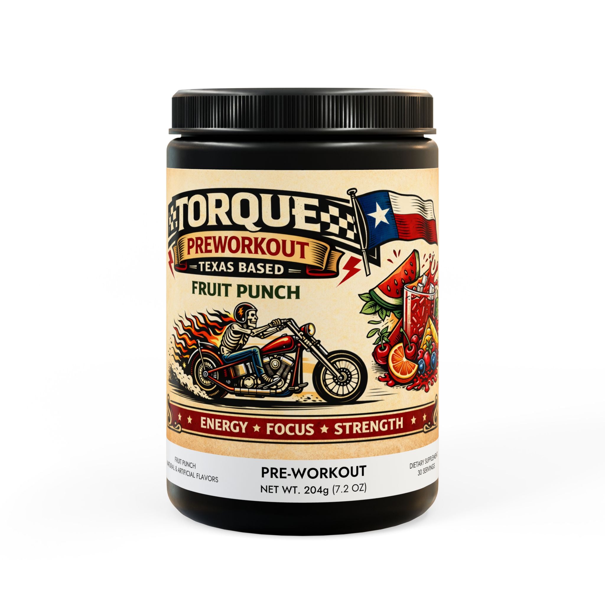 Torque Pre-Workout , Fruit Punch (204g, 7.1oz)