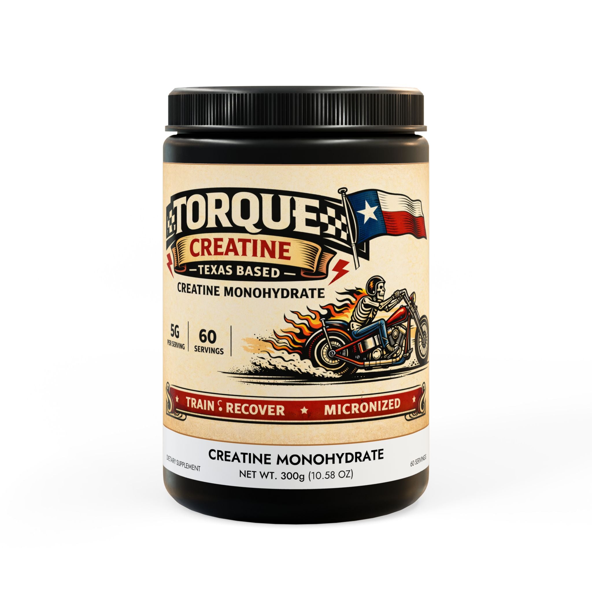 Torque Creatine Monohydrate Supplement (300g, 10.58oz)